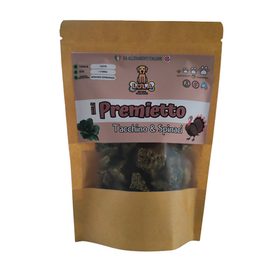 IL PREMIETTO Tacchino e Spinaci - Premietto SemiUmido da Addestramento